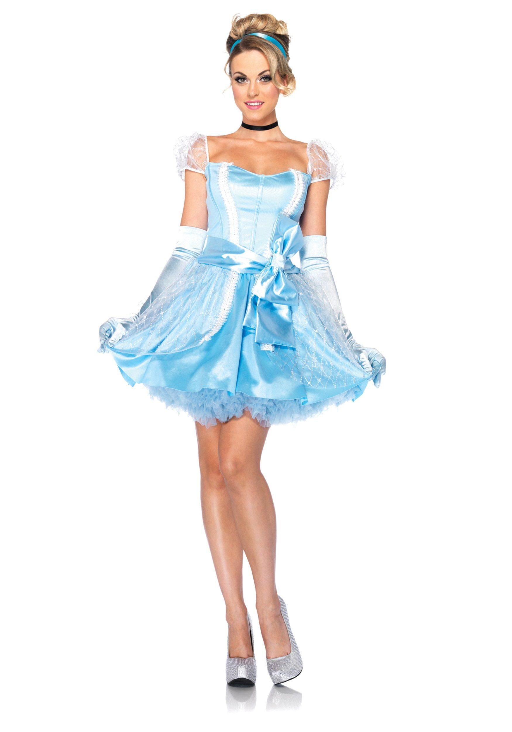 DIY Cinderella Costume For Adults
 Womens Disney Glass Slipper Cinderella Costume