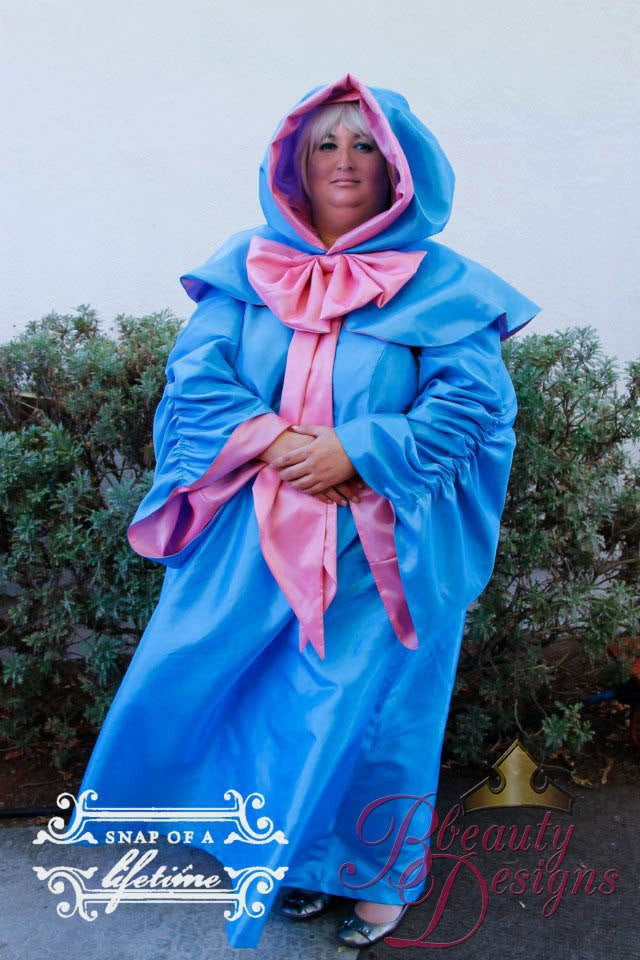 DIY Cinderella Costume For Adults
 Fairy Godmother Cinderella Costume Adult Plus Size Custom