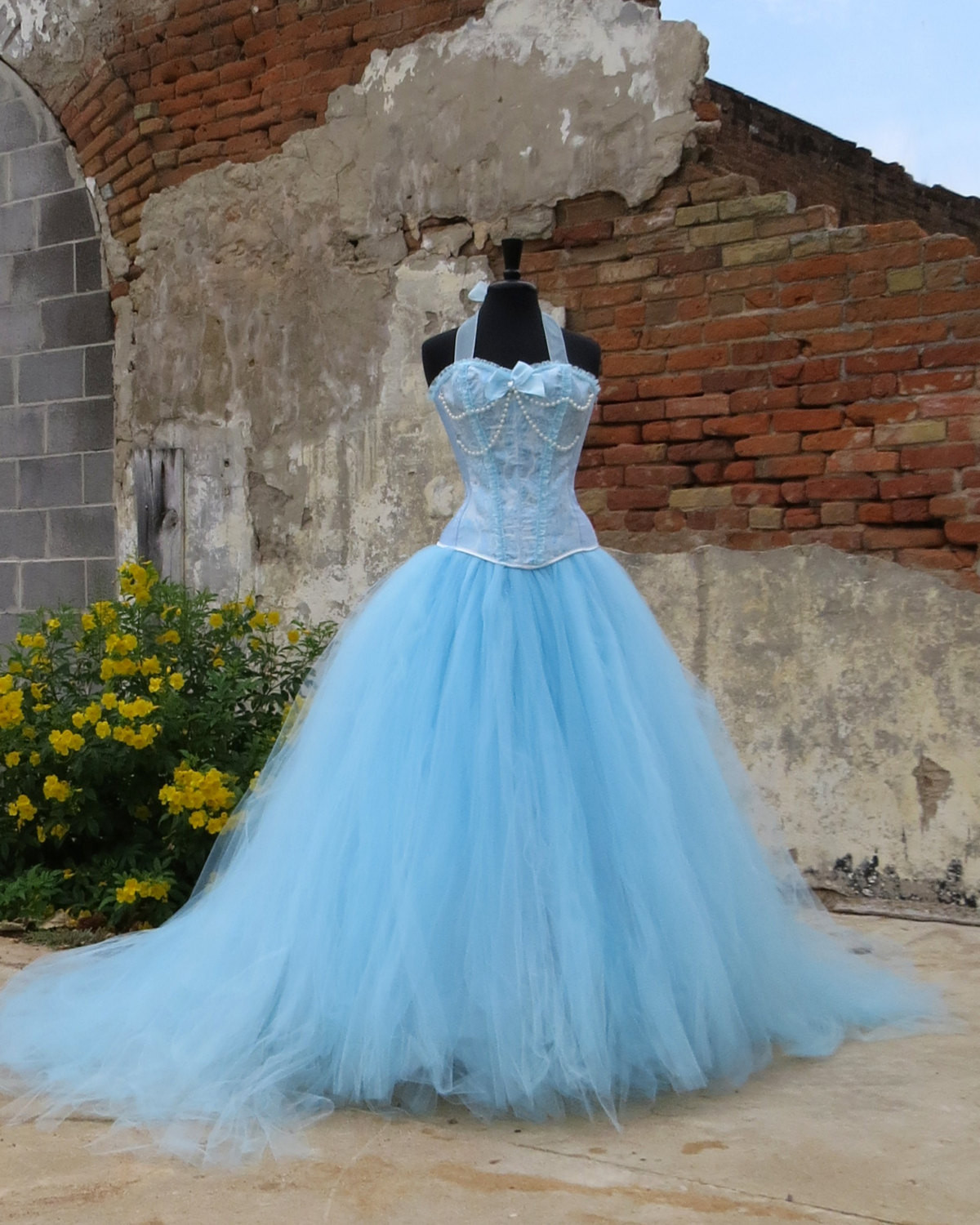 DIY Cinderella Costume For Adults
 Adult Cinderella Costume Skirt Bridal length tulle skirt for