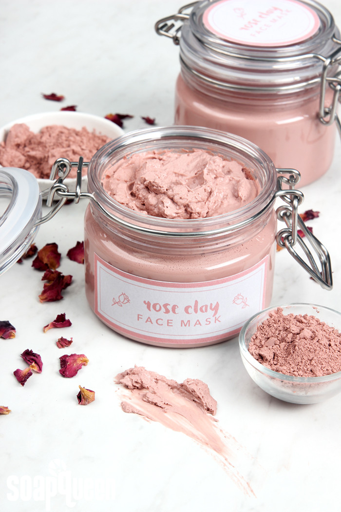 DIY Clay Mask
 Rose Clay Face Mask DIY Teach Soap