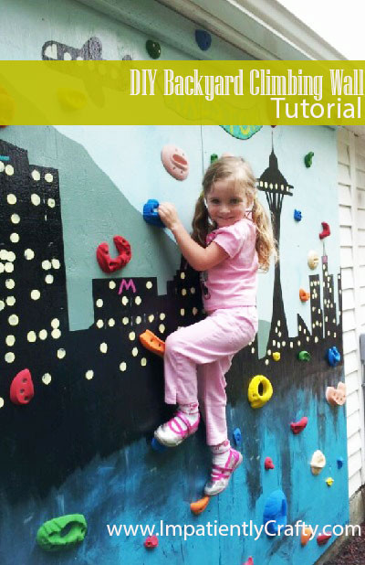 Diy Climbing Wall For Kids
 DIY Backyard Climbing Wall