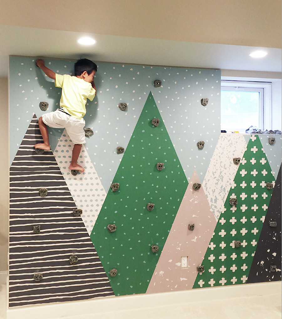 Diy Climbing Wall For Kids
 Kids Mountains Wallpaper Peel and Stick