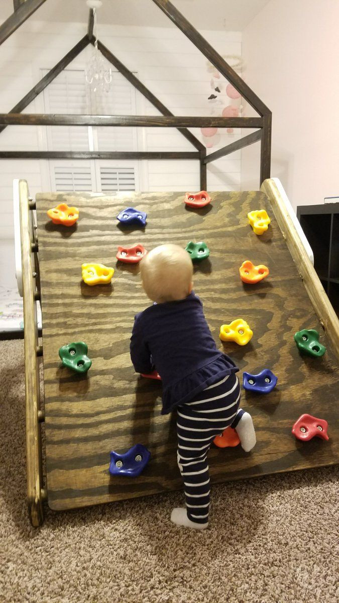 DIY Climbing Wall For Toddlers
 e of my favorite toys to encourage climbing and freedom