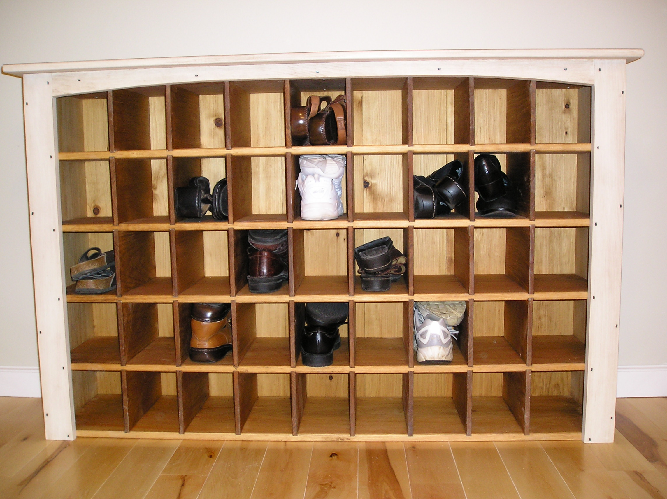 DIY Closet Shoe Organizer
 Saving space a shoe closet storage