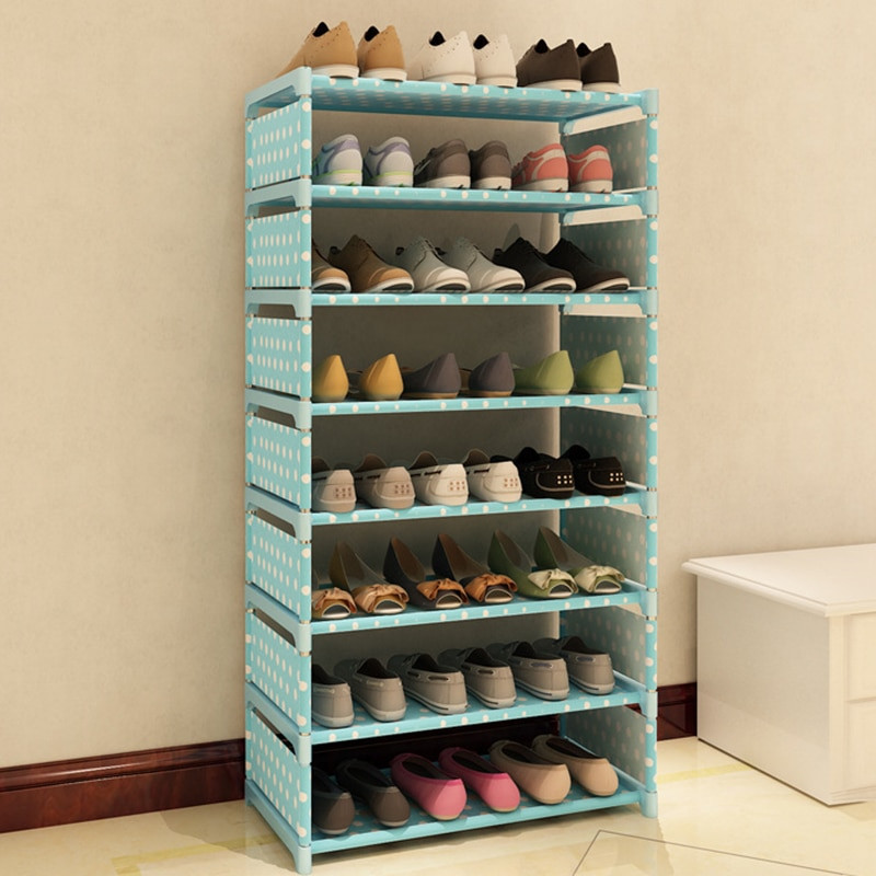 DIY Closet Shoe Organizer
 7 Layers Non woven Fabric Shoe Rack Shelf Storage Closet