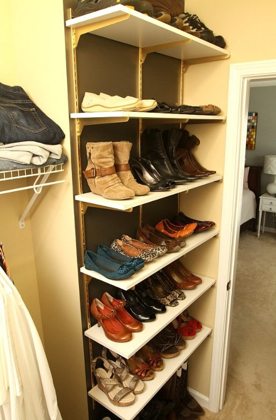 DIY Closet Shoe Organizer
 10 Clever and Easy Ways to Organize Your Shoes DIY & Crafts