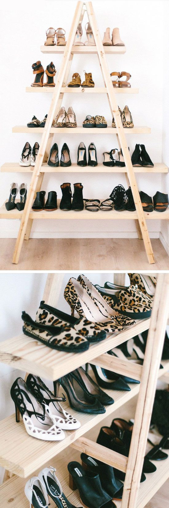 DIY Closet Shoe Organizer
 36 best Organizing Your Life images on Pinterest