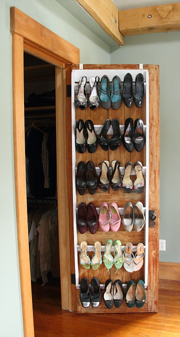 DIY Closet Shoe Organizer
 DIY Crown Molding Closet Shoe Organizer for Heels Blog