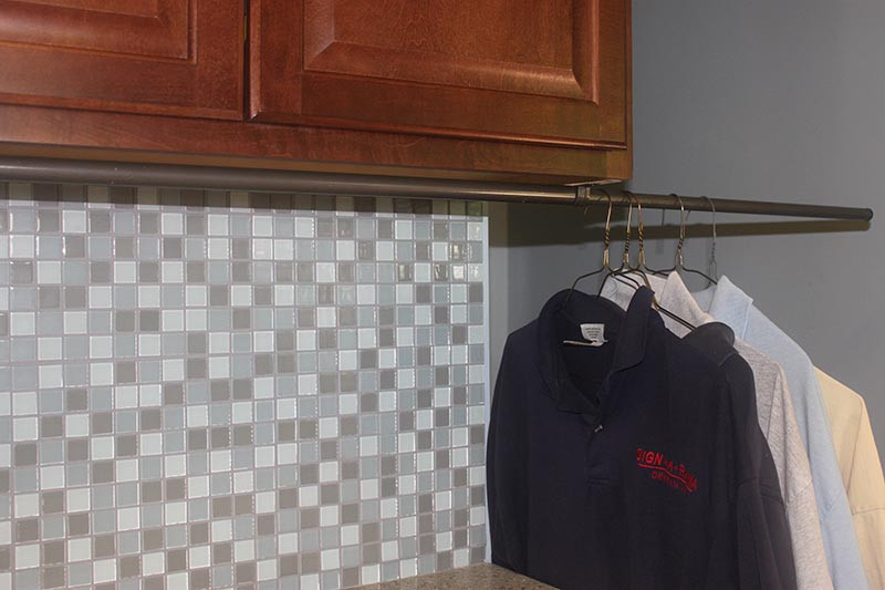 DIY Clothes Rack Cheap
 Cheap DIY Clothes Rack Laundry Room Pull Out Clothes