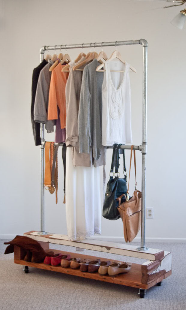 DIY Clothes Rack
 Wonderful Wardrobe & Clothing Rack DIY Projects