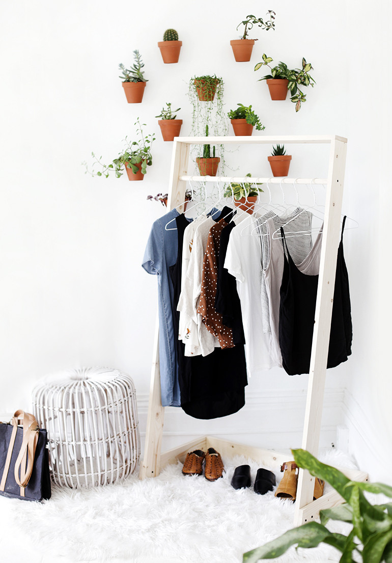 DIY Clothes Rack Wood
 DIY Wooden Clothing Rack The Merrythought