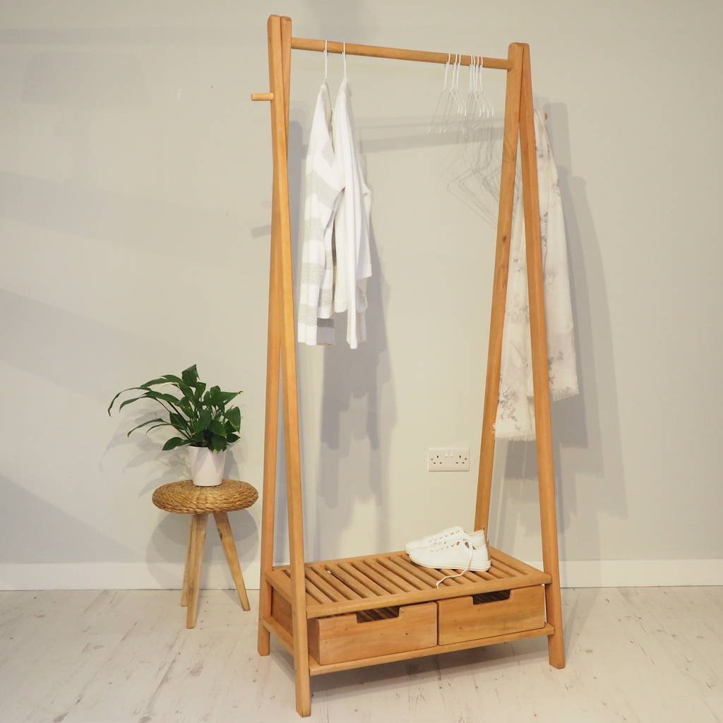 DIY Clothes Rack Wood
 wooden clothes rack stockholm by za za homes