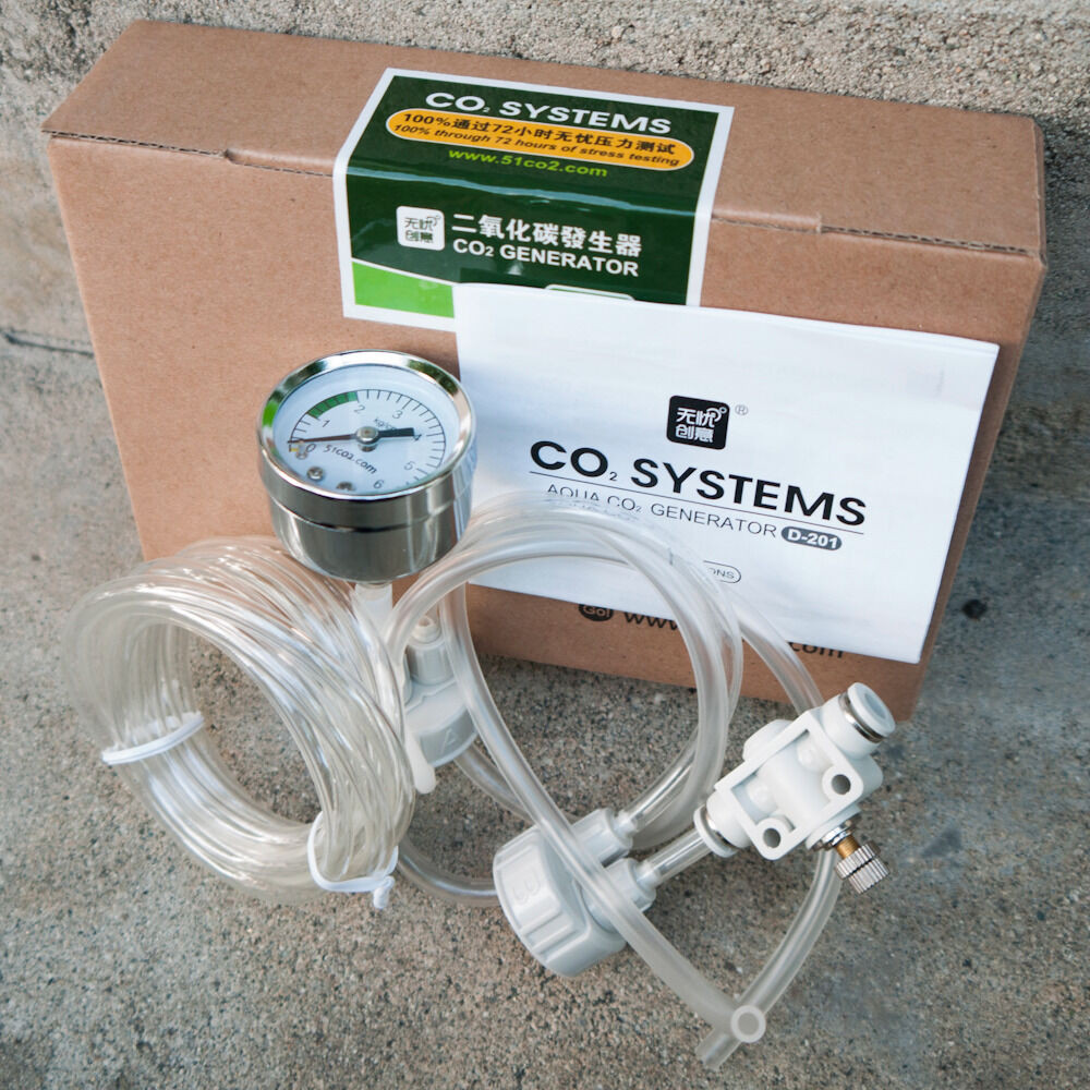 DIY Co2 Kit
 DIY aquarium planted tank CO2 system kit tube valve guage