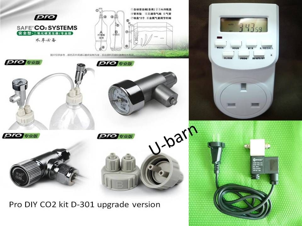 DIY Co2 Kit
 Pro DIY CO2 kit system magnetic solenoid valve timer