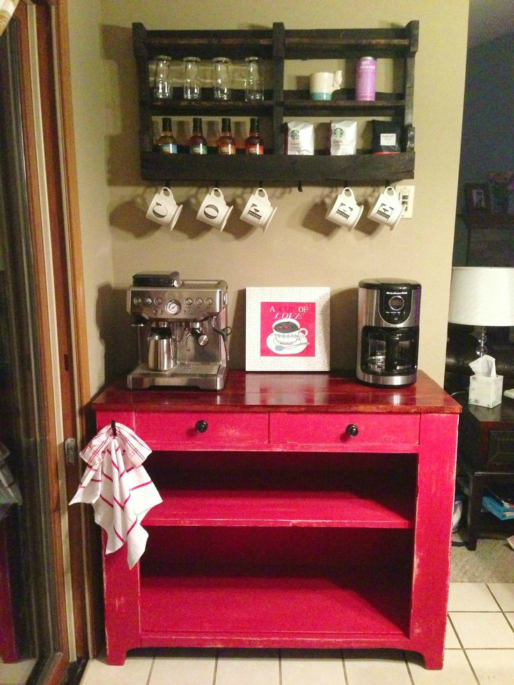 DIY Coffee Bar Plans
 40 Ideas To Create The Best Coffee Station Decoholic