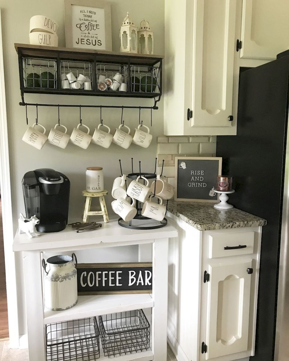 DIY Coffee Bar Plans
 50 DIY Coffee Bar Ideas inside the Home for Coffee Enthusiast