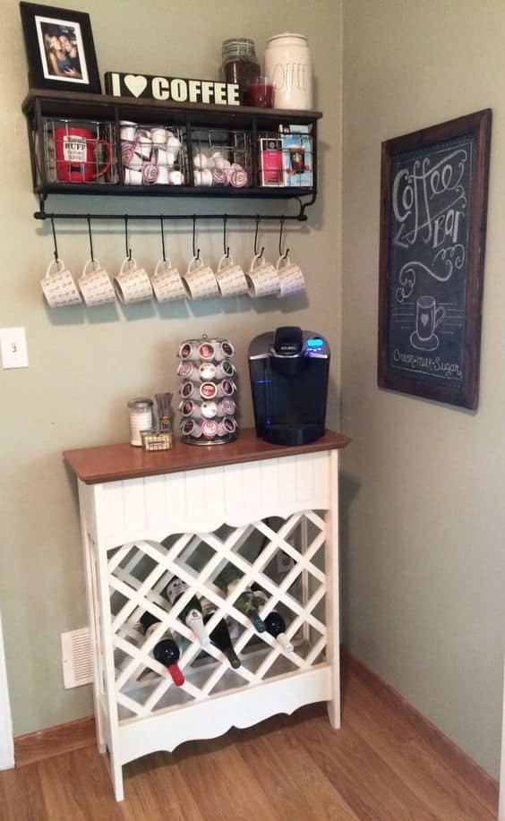 DIY Coffee Bar Plans
 49 Exceptional DIY Coffee Bar Ideas for Your Cozy Home