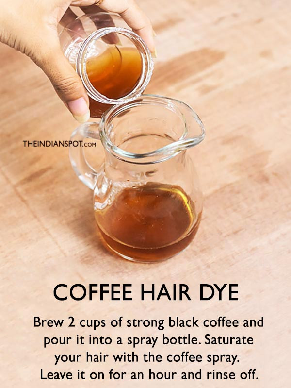 DIY Coffee Hair Dye
 HOMEMADE COFFEE HAIR TREATMENTS