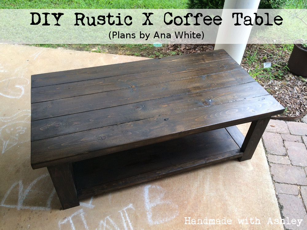 DIY Coffee Tables Plans
 DIY Rustic X Coffee Table Plans by Ana White Handmade