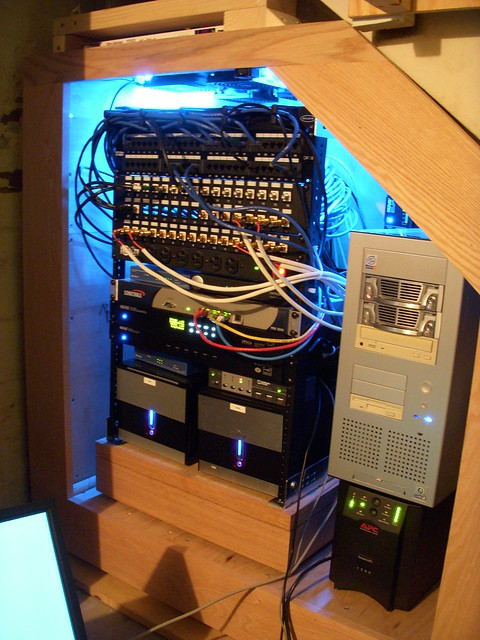 DIY Computer Rack
 What 100 Year Old House Doesn t Have a DIY Server Rack