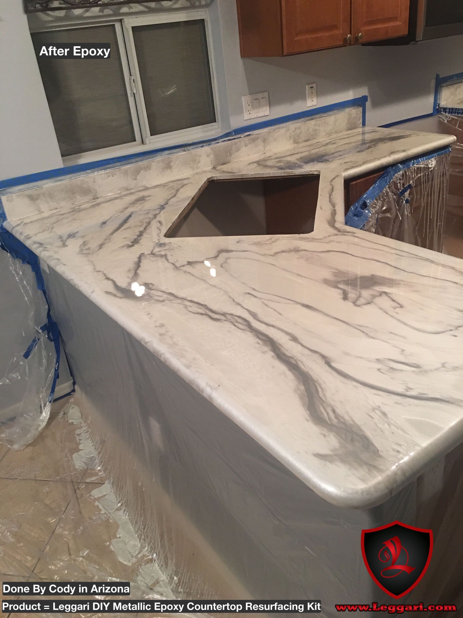 DIY Concrete Countertop Kits
 Another first time user of our products and it looks