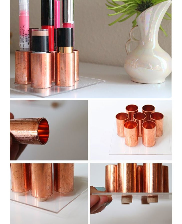 DIY Cosmetic Organizer
 Best DIY Makeup Storage Ideas