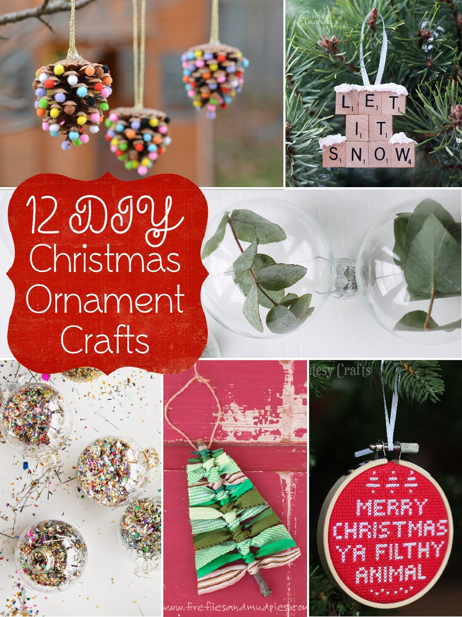 DIY Craft For Christmas
 12 DIY Christmas Ornament Crafts The Scrap Shoppe