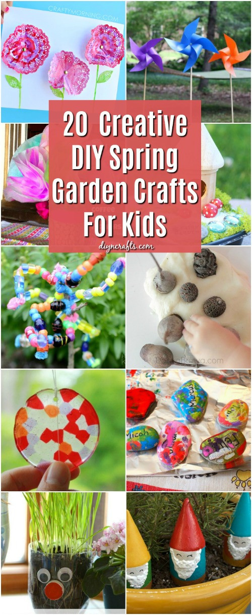 DIY Craft Projects For Kids
 20 Fun And Creative DIY Spring Garden Crafts For Kids