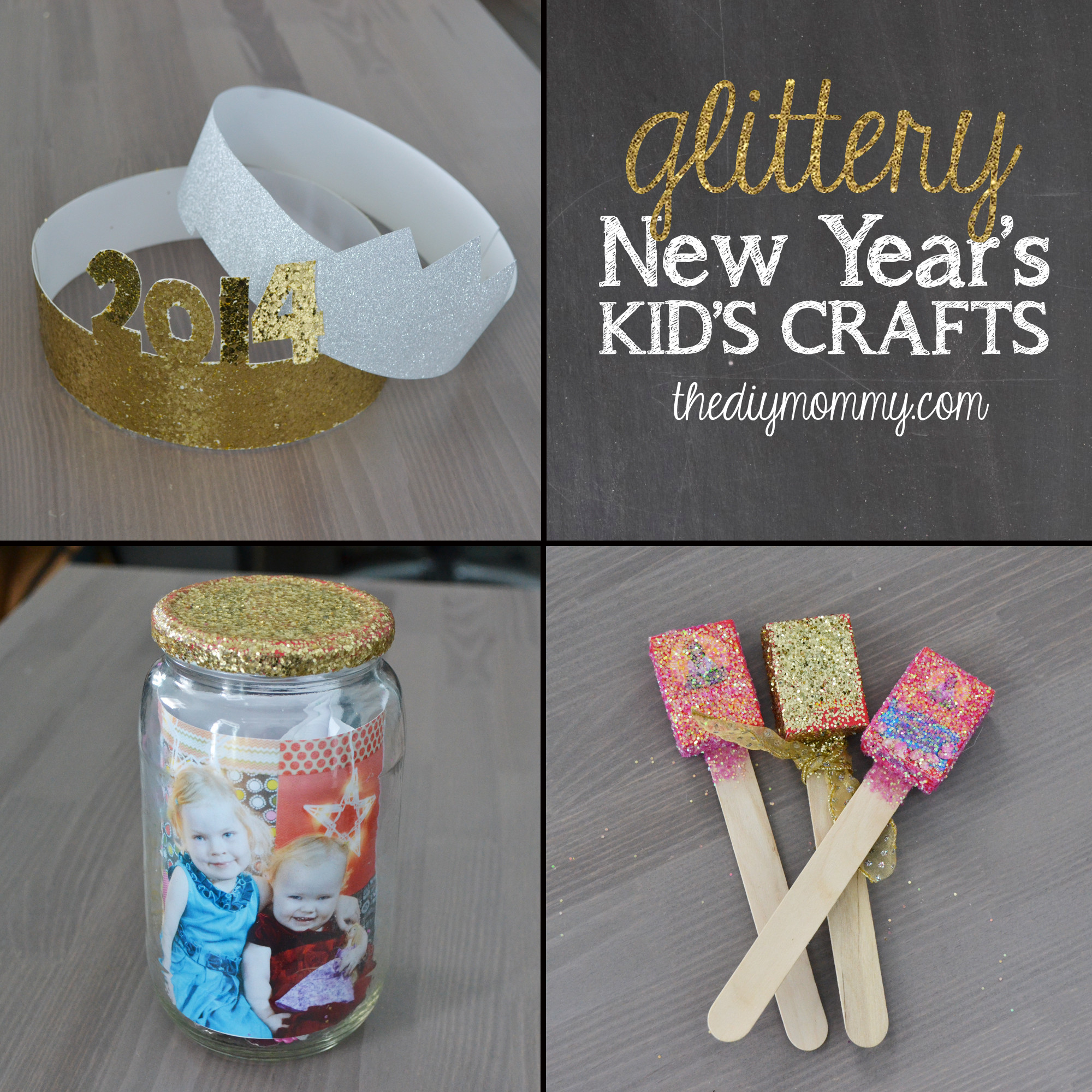 DIY Craft Projects For Kids
 Make Glittery New Year’s Kid’s Crafts – The News
