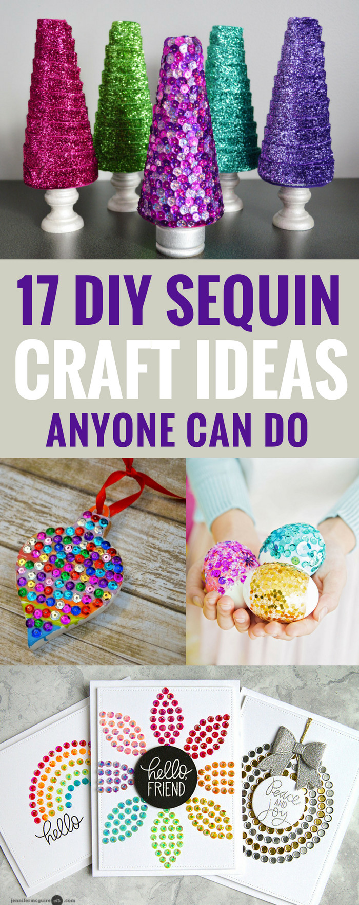 DIY Craft Projects For Kids
 17 DIY Sequin Crafts Ideas Anyone Can Do