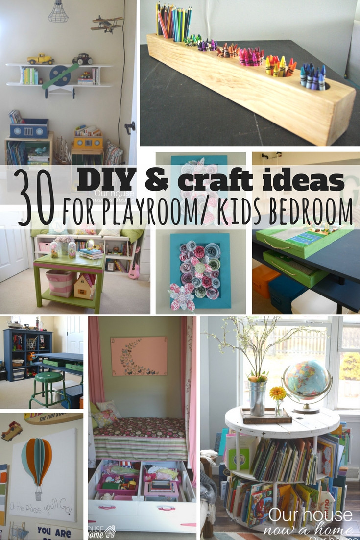 DIY Crafts For Kids Room
 30 DIY and Craft decorating ideas for a playroom or kid s