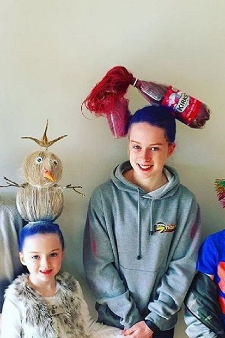 DIY Crazy Hair Day
 Crazy Hair Day Ideas These Parents Take Things To A Whole