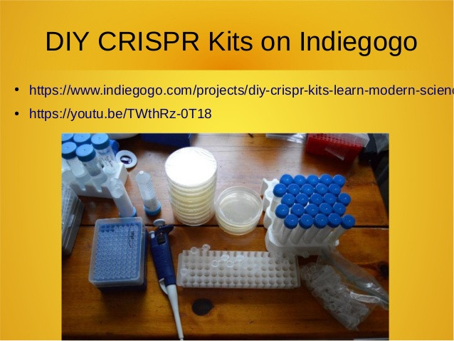 DIY Crispr Kit
 Iot2bio2