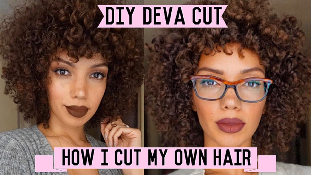 DIY Curly Hair Cut
 How To Cut Curly Hair At Home DIY Deva Cut Healthy