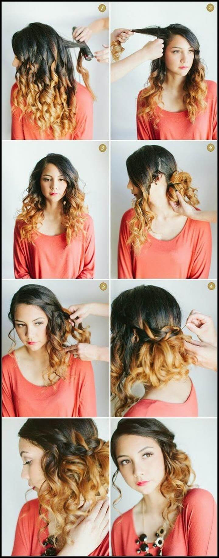 DIY Curly Hair Cut
 25 DIY Hairstyles You Can Do With These Step by Step