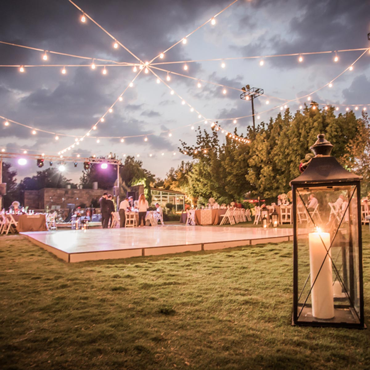 DIY Dance Floor Outdoor
 20 DIY Outdoor Wedding Decorations — The Family Handyman