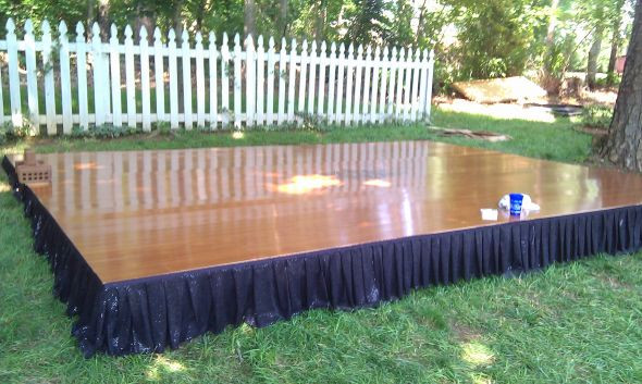 DIY Dance Floor Outdoor
 The Most Challenging DIY Project Ever My Dancefloor