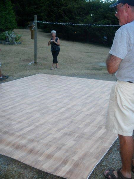 DIY Dance Floor Outdoor
 DIY dance floor