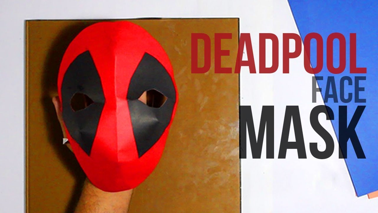 DIY Deadpool Mask
 How to Make a Deadpool Paper Mask