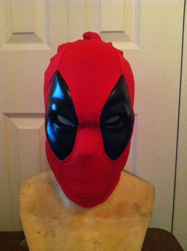 DIY Deadpool Mask
 Deadpool mask $150 from Todd Cook Designs on