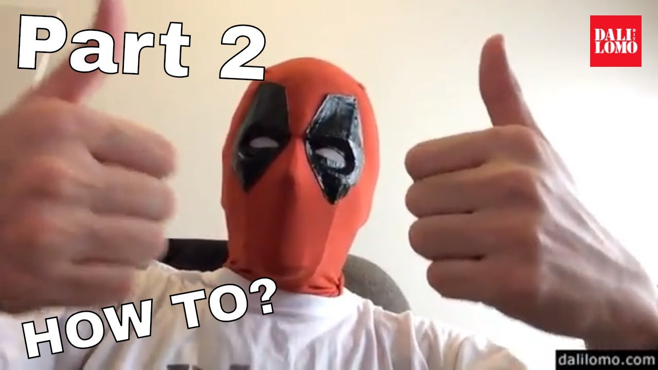 DIY Deadpool Mask
 DIY Deadpool Fabric Mask Part 2 3D Printed Faceshell