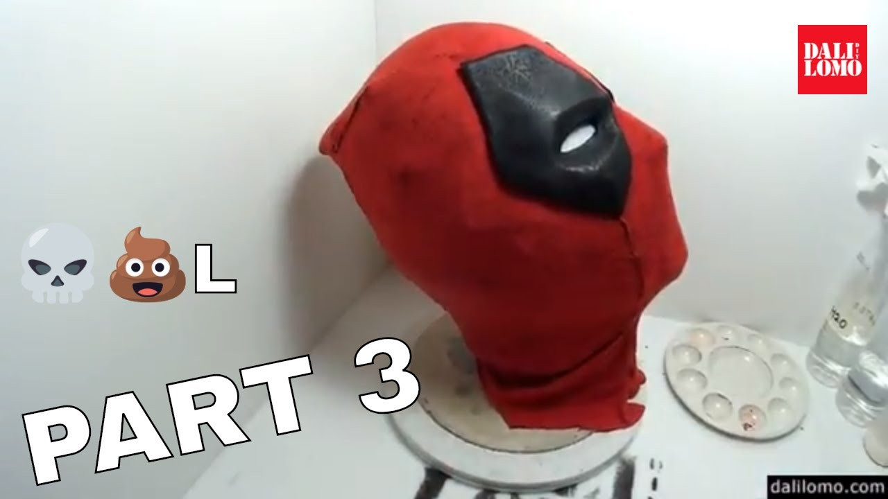 DIY Deadpool Mask
 DIY Deadpool Fabric Mask Part 3 Details & Weathering