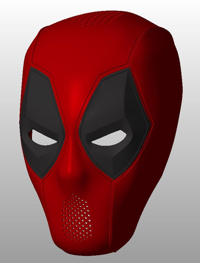 DIY Deadpool Mask
 Deadpool Mask v 1 1 for 3D printing DIY