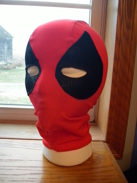 DIY Deadpool Mask
 PATTERN Awesome Stretch Deadpool Mask Uni by