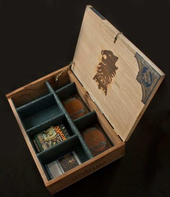 DIY Deck Box Mtg
 Magic The Gathering Wooden Deck Box Undercrown Cigar Box
