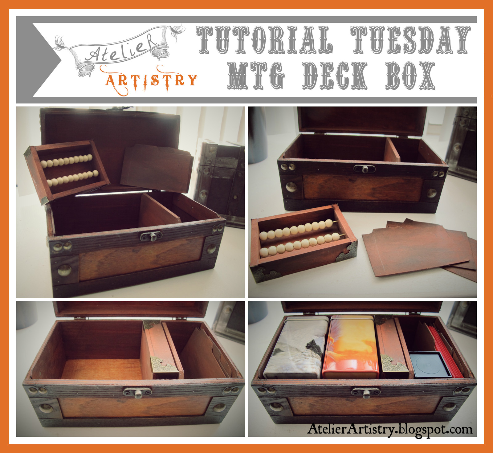 DIY Deck Box Mtg
 Atelier Artistry Tutorial Tuesday MTG Magic the