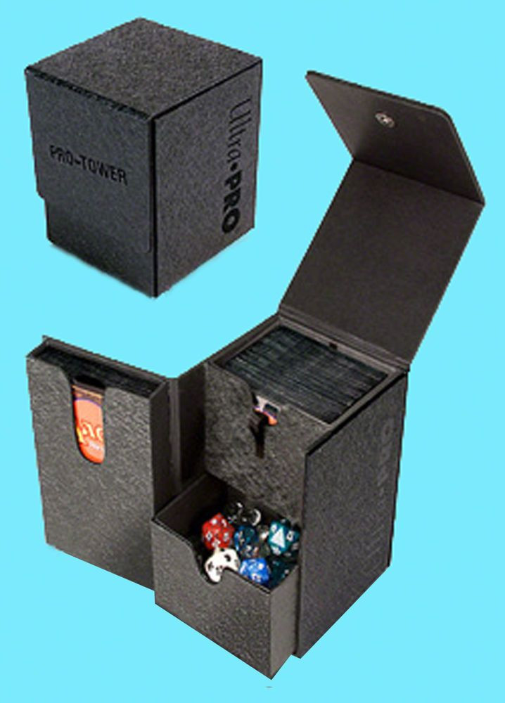 DIY Deck Box Mtg
 ULTRA PRO PRO TOWER DECK BOX BLACK 3 partment Game Card