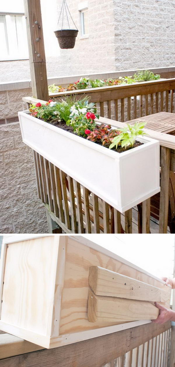 DIY Deck Boxes
 30 Creative DIY Wood and Pallet Planter Boxes To Style Up