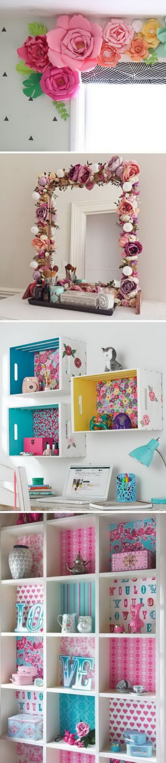 DIY Decor For Girls Room
 20 Awesome DIY Projects To Decorate A Girl s Bedroom Hative