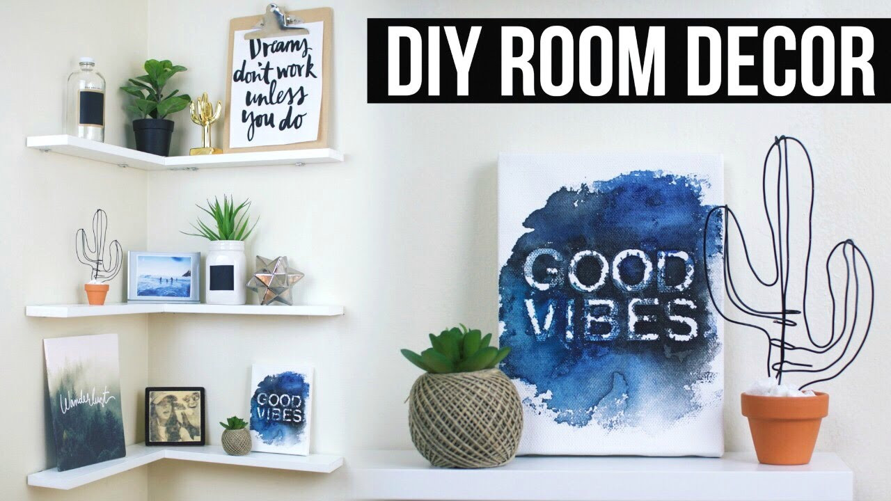 DIY Decor Shelves
 DIY Floating Shelves Room Decor